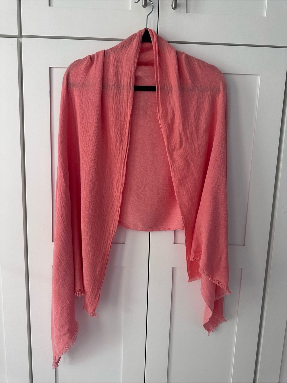 Liz Claiborne Coral Pink Wrap Scarf